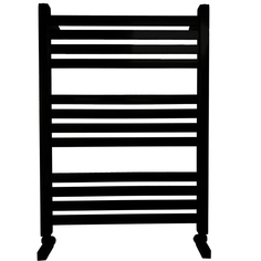 Полотенцесушитель Ника MODERN ЛМ-6 80/50 RAL9005 черный матовый (комплект люкс) Nika