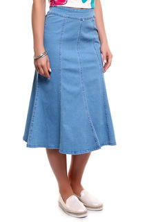 Юбка женская LAFEI-NIER J54466R голубая 27