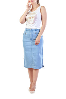 Юбка женская LAFEI-NIER J54659R голубая 33 RU