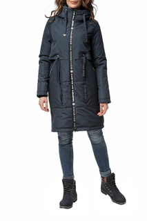 Пуховик-пальто женский DIZZYWAY 20309 синий 42