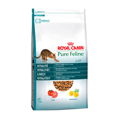 Сухой корм для кошек ROYAL CANIN Pure Feline Vitality, для активных, рыба, 1,5кг