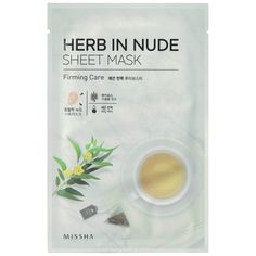 Тканевая маска для лица укрепляющая Missha Herb In Nude Sheet Mask Firming Care, 23 гр