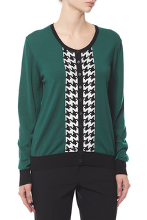 Кардиган женский Angelo Marani 5108/R/0023 зеленый 46 IT