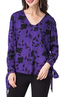 Блуза женская Vilatte D29.585 фиолетовая 48