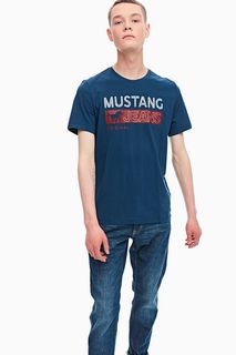 Футболка мужская Mustang 1009963-5243 бирюзовая L INT