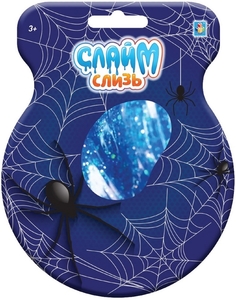Лизун 1TOY Слайм Пауки слизь с фигурками