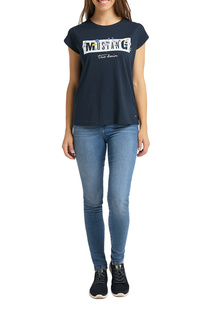 Футболка женская Mustang 1009808-4136 синяя S