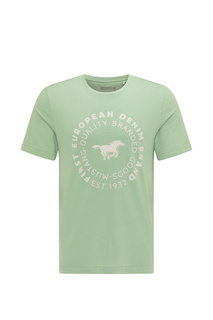 Футболка мужская Mustang 1009930-6461 зеленая XL