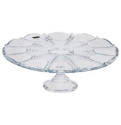 Тортница 31 см на ножке "Орион" Crystalite Bohemia