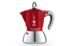 Гейзерная кофеварка Bialetti New Moka Induction Red 4 порции