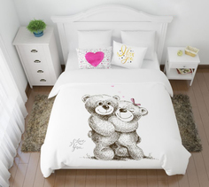 Постельное белье Сирень Ester евро