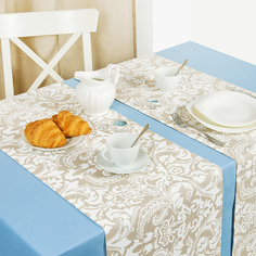 Комплект декоративных дорожек на стол из 2 шт. Арабеска, Altali, 140x40 см, 2-1839/1