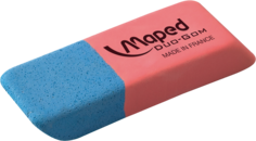 Ластик Maped 010033 DUO GOM каучуковый, комбинированный, средний
