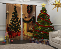 Фотошторы Сирень Enigma 290x260