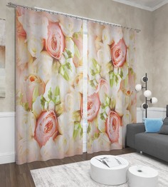 Фотошторы Сирень Bonita 290x260