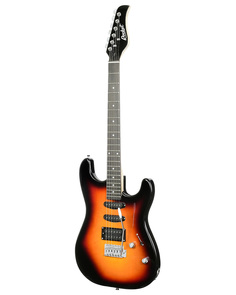 Электрогитара Super Strat, шнур Jack-jack в комплекте ROCKET EG-1 SB