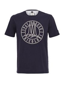 Футболка мужская Aeronautica Militare TS1697J468 08184 синяя XL INT