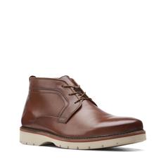 Ботинки мужские Clarks Bayhill Mid 26153523 коричневые 42.5 EU