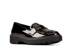 Лоферы женские Clarks Witcombe Dawn 26154936 черные 38 EU