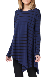 Лонгслив женский Vilatte D49.519 синий 42 RU