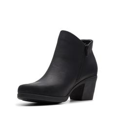 Ботильоны женские Clarks Un Lindel Zip 26145612 черные 39 EU