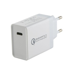 Сетевое зарядное устройство Red Line Tech Type-C , 3A, Power Delivery, White