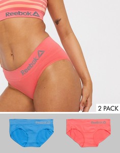 Комплект из 2 бесшовных трусов Reebok-Мульти