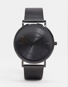 Черные часы из нержавеющей стали ASOS DESIGN-Черный