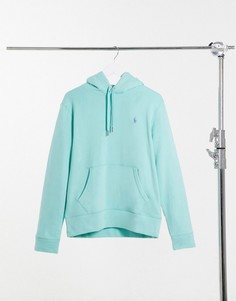 Худи морского зеленого цвета с логотипом Polo Ralph Lauren-Зеленый