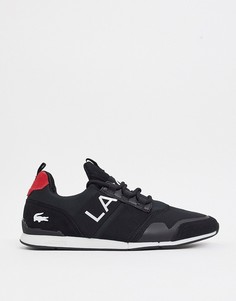 Черные кроссовки Lacoste menerva elite-Черный