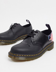 Туфли с 3 люверсами Dr Martens Black Sabbath 1461-Черный