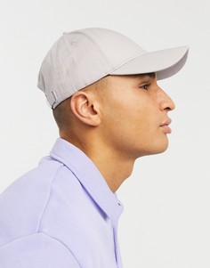 Серая бейсболка ASOS DESIGN-Серый