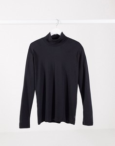 Черная трикотажная водолазка Jack & Jones Premium-Черный