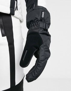 Черные горнолыжные перчатки ASOS 4505-Черный
