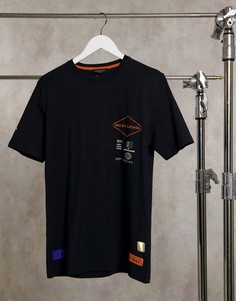 Черная футболка Selected Homme Tailored Studio-Черный