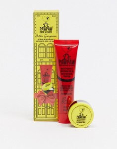 Скраб и бальзам для губ Scrub & Nourish Ultimate Red Party UK - Dr. PAWPAW-Бесцветный