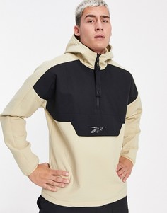 Светло-бежевый худи с контрастными вставками Reebok Training