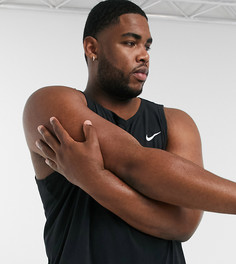Черная майка с логотипом-галочкой Nike Training Plus essential-Черный