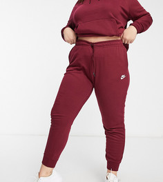 Бордовые джоггеры Nike Plus essentials-Фиолетовый