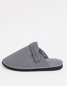 Серые тапочки-слиперы ASOS Unrvlld Supply-Серый