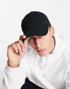 Черная кепка с логотипом Helly Hansen-Черный