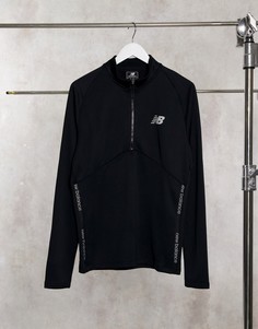 Черная куртка New Balance Football-Черный