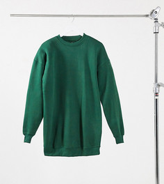 Зеленое трикотажное платье в стиле oversized Daisy Street-Зеленый
