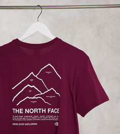 Красная футболка The North Face Peaks эксклюзивно для ASOS-Красный