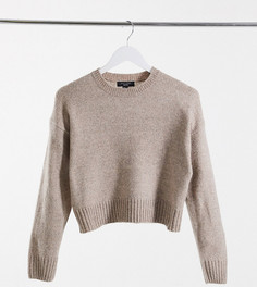 Розовый джемпер с круглым вырезом New Look Petite