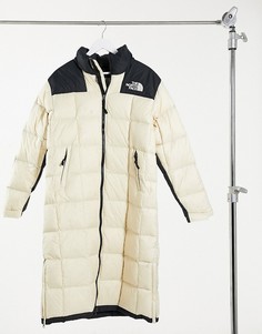 Бежевая удлиненная куртка The North Face Lhotse-Кремовый