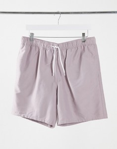 Фиолетовые шорты для плавания средней длины ASOS DESIGN-Фиолетовый