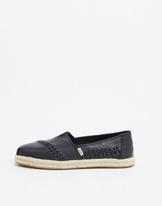 Черные эспадрильи Toms-Черный