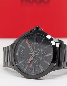 Черные наручные часы HUGO leap 1530175-Черный