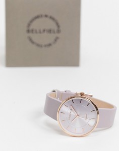 Часы цвета розового золота с пурпурным оттенком Bellfield-Серый